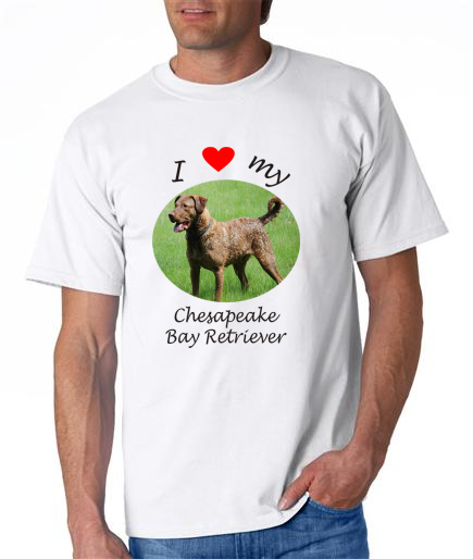 Dogs - Chesapeake Bay Retriever Picture on a Mens Shirt